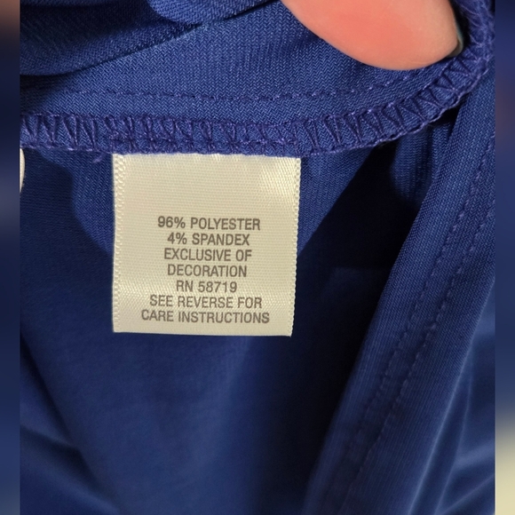 Studio Works Blue Bell Sleeve Shirt Size 2X - Picture 7 of 8